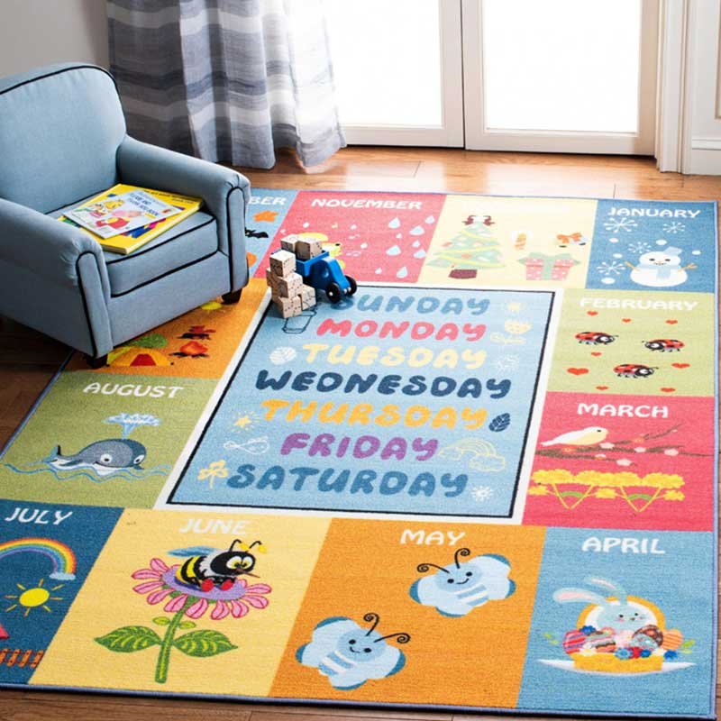Kids learning rug