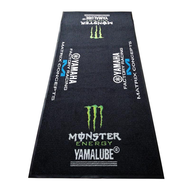 Custom Logo AntiSlip Rubber Backing Bike Motocross Pit Mats