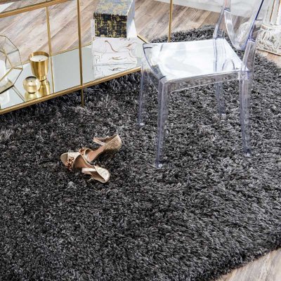 New Soft Plain Shaggy Washable Non Slip Room Rug