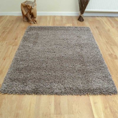 New Soft Plain Shaggy Washable Non Slip Room Rug