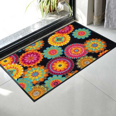 Custom door mat with rubber backing-03