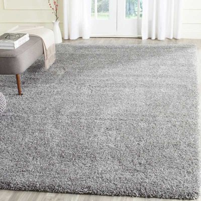 New Soft Plain Shaggy Washable Non Slip Room Rug
