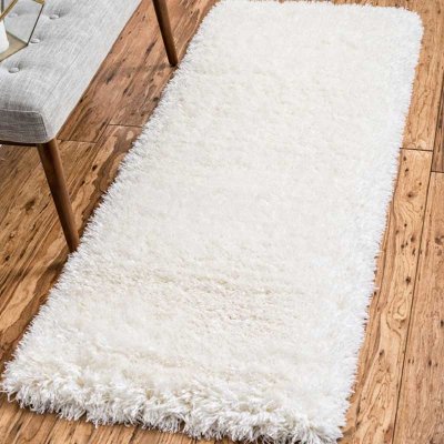 New Soft Plain Shaggy Washable Non Slip Room Rug