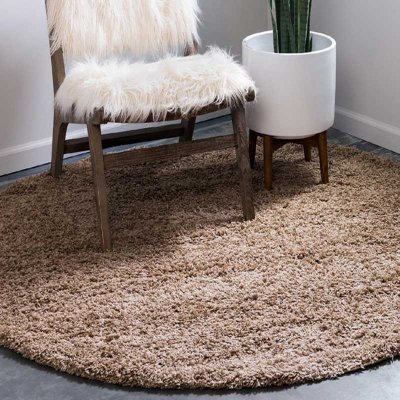 New Soft Plain Shaggy Washable Non Slip Room Rug